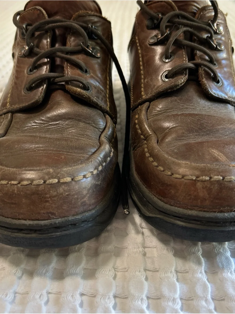 Mephisto Leather Low Hiking Walking Lace-Up Sneaker GoreTex Men’s US 9.5 EU 9